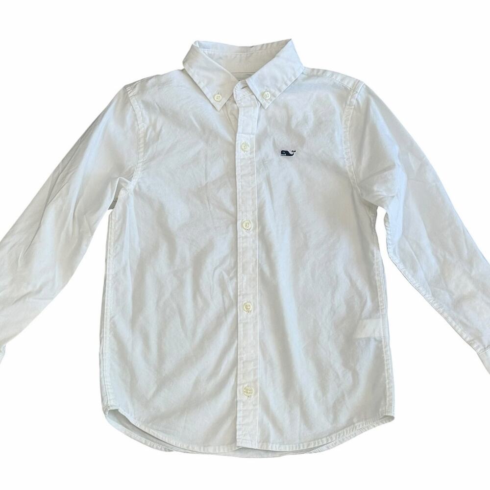 Vineyard Vines On The Go Performance Boys White Button Down 4T